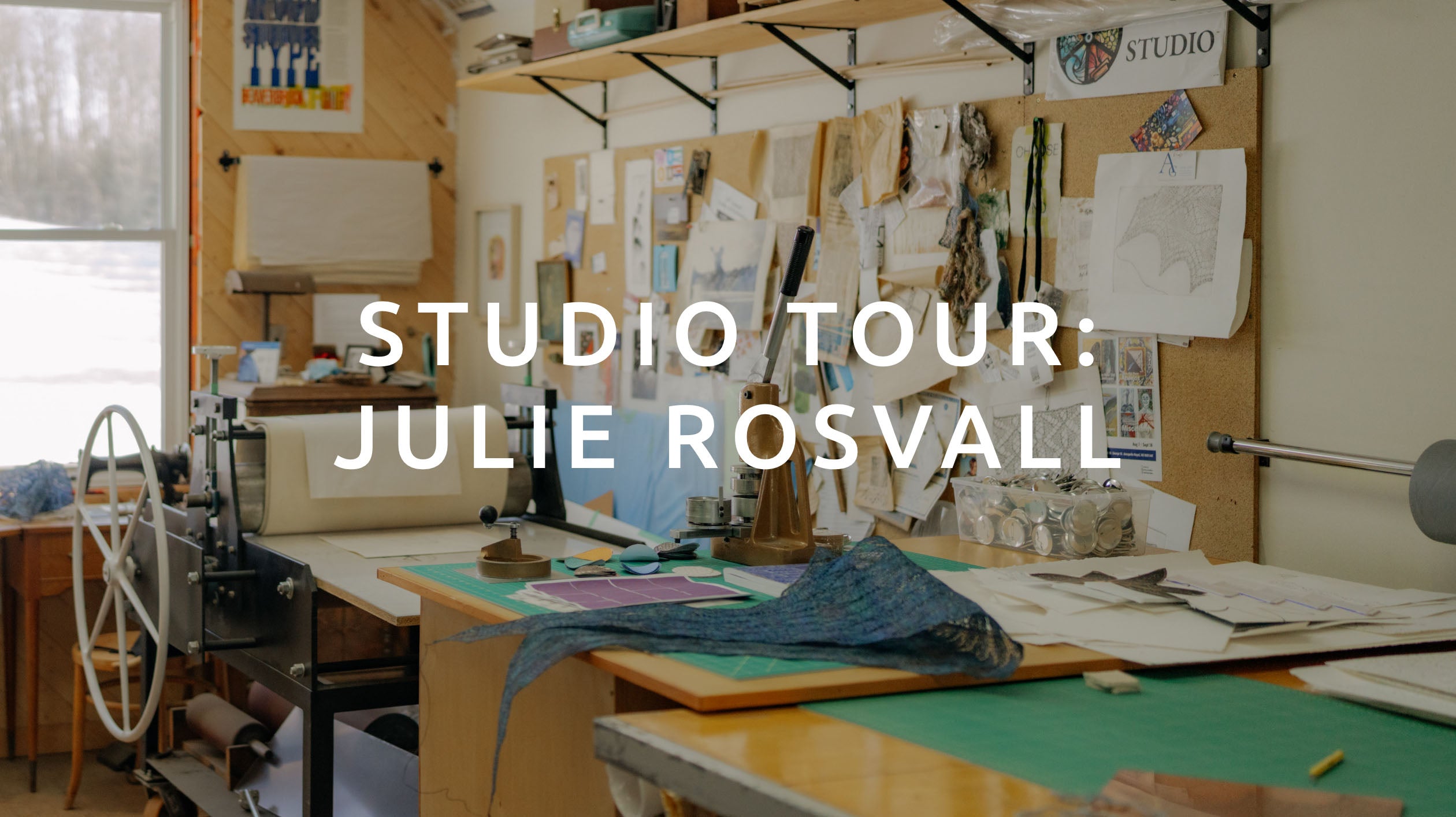 Load video: Studio Tour of Julie Rosvall