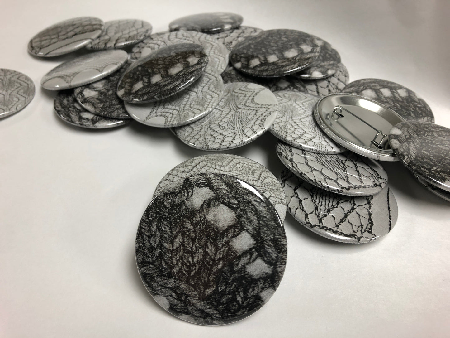 Pin Backed Buttons - Large