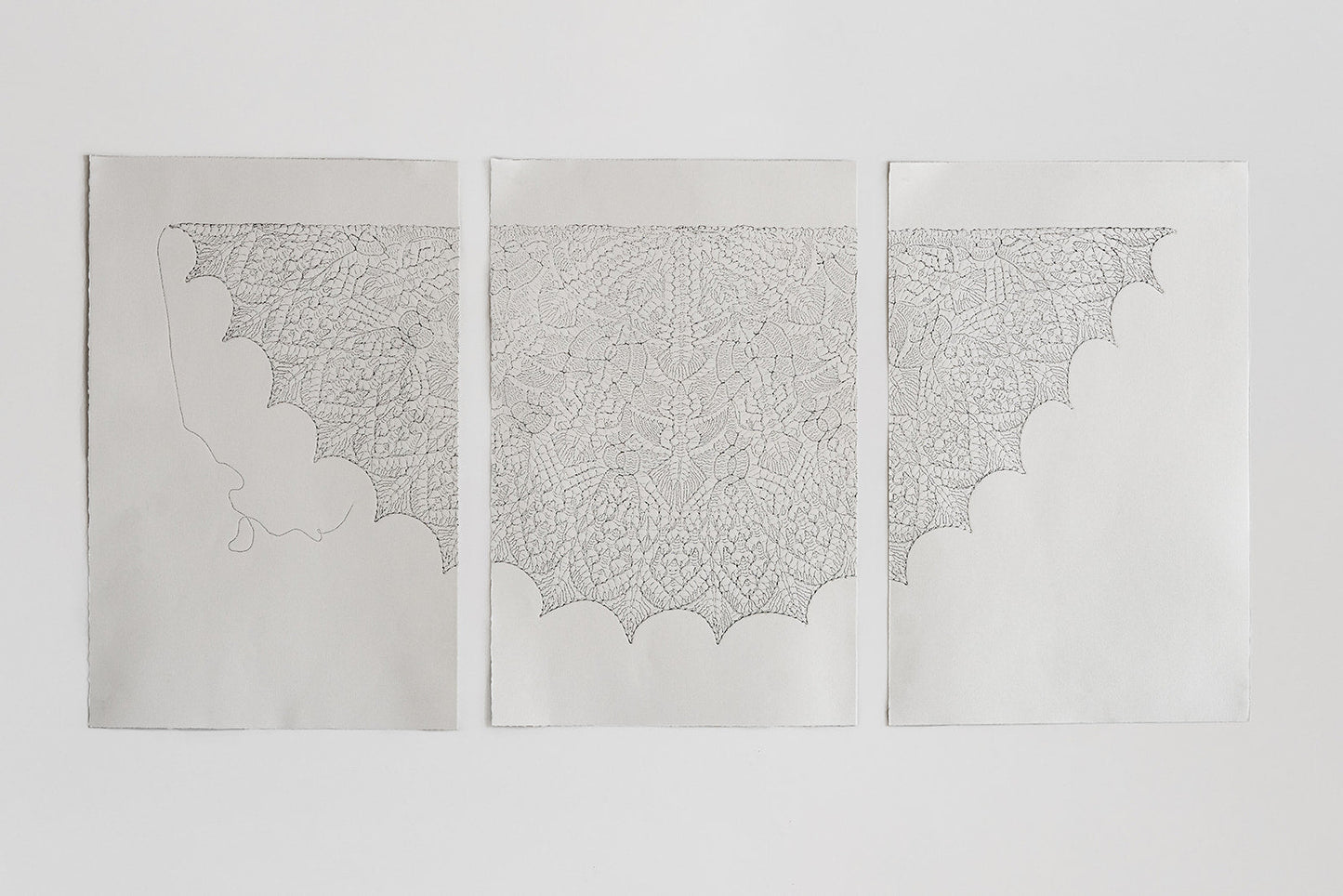 Waltz of the Dragonflies Shawl Triptych