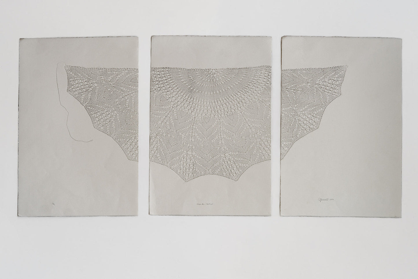 Shawl #1 - Triptych
