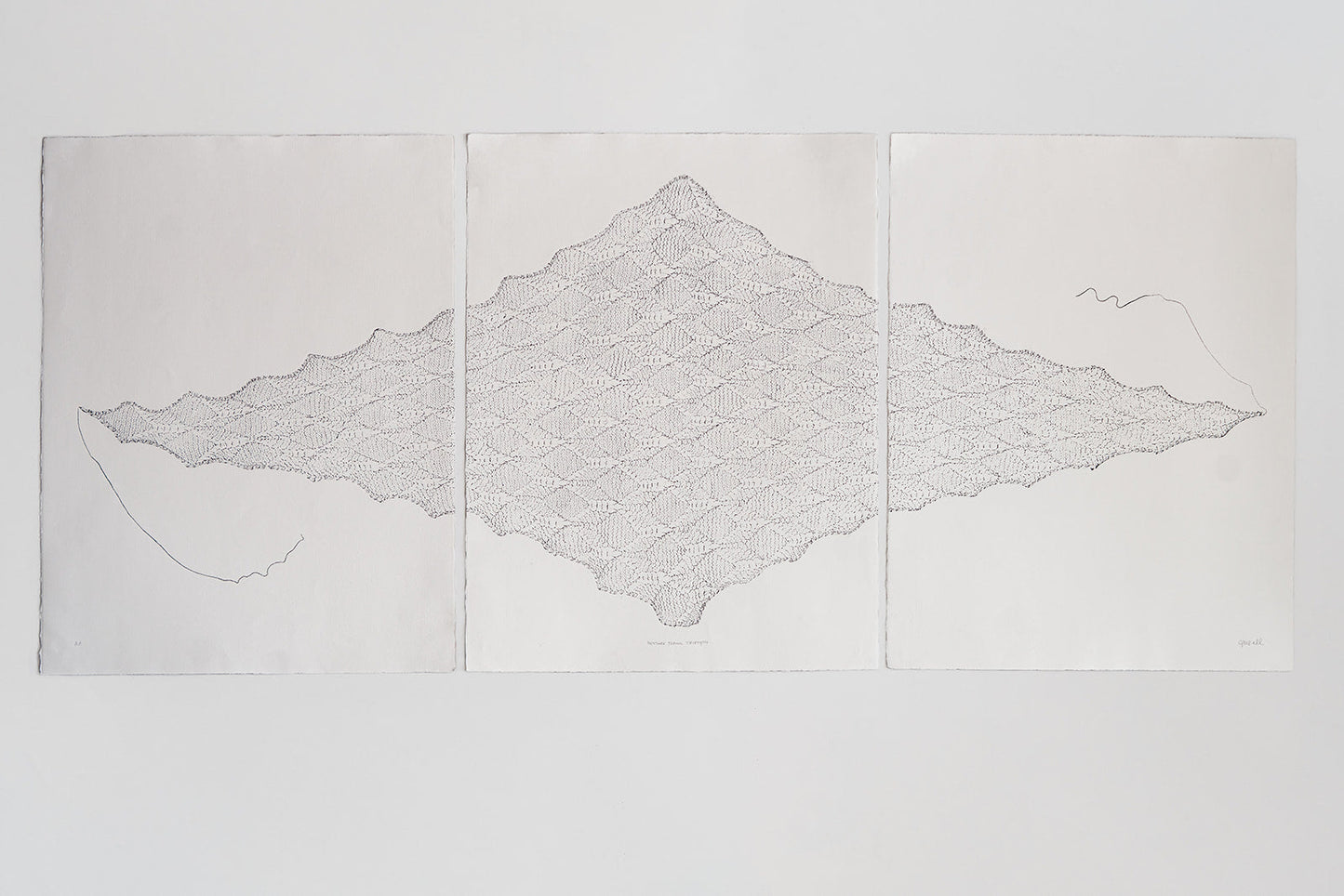 Beeswax Shawl Triptych