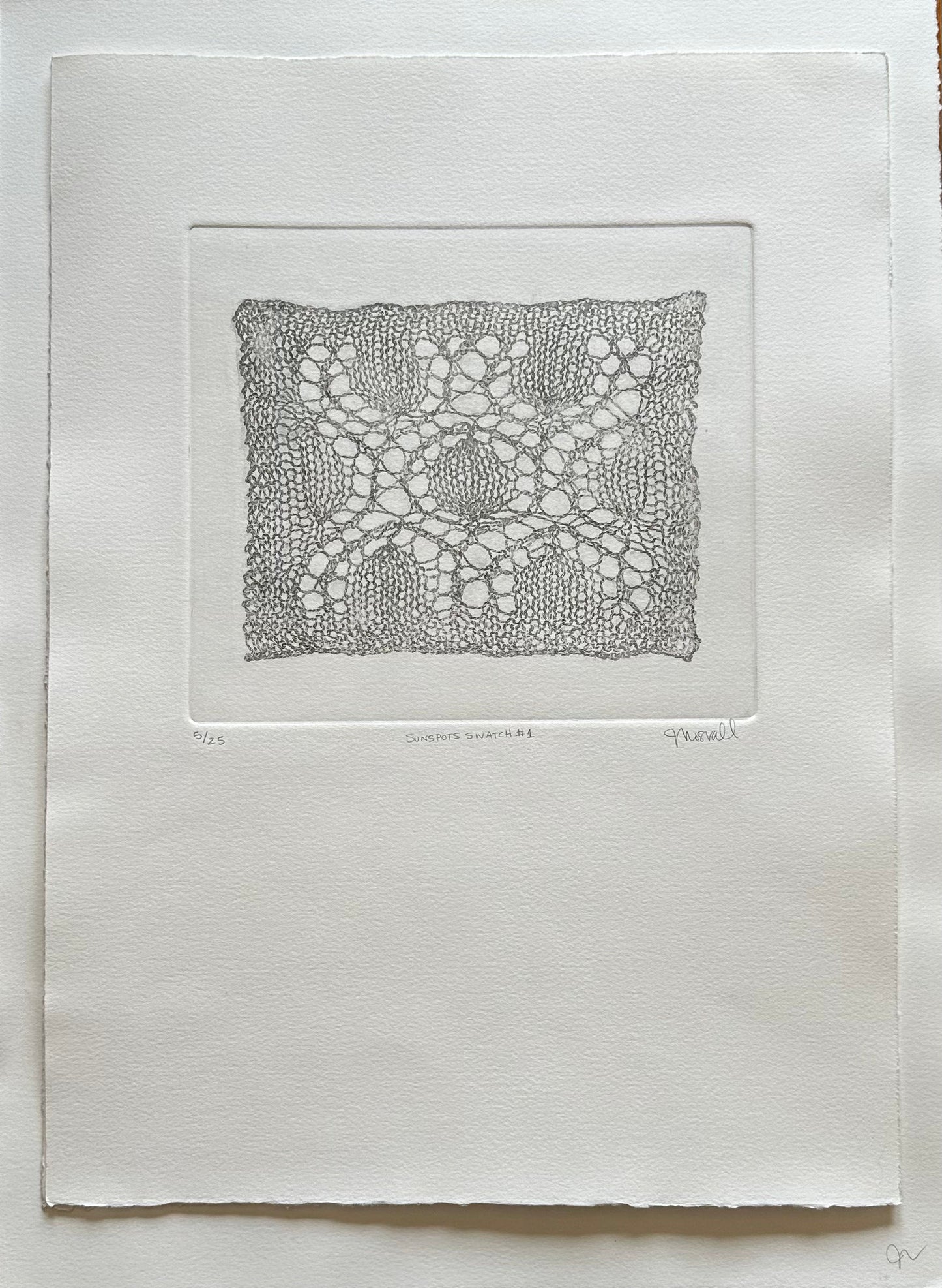Sunspots Swatch Etching